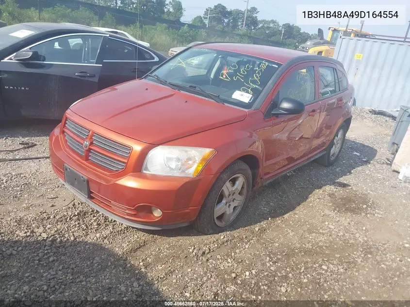 2009 Dodge Caliber Sxt VIN: 1B3HB48A49D164554 Lot: 45662860