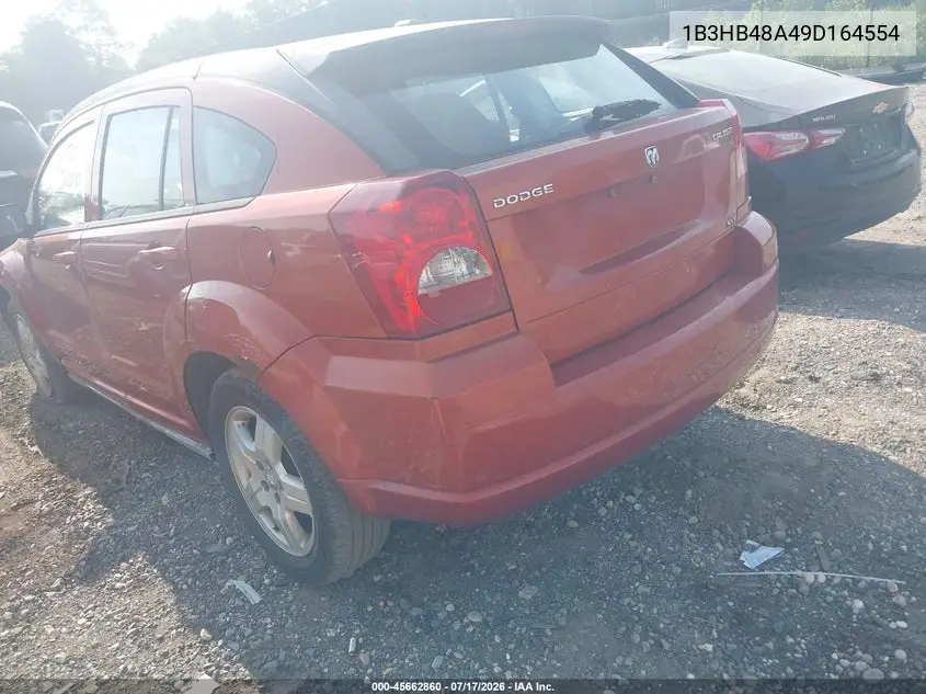 2009 Dodge Caliber Sxt VIN: 1B3HB48A49D164554 Lot: 45662860