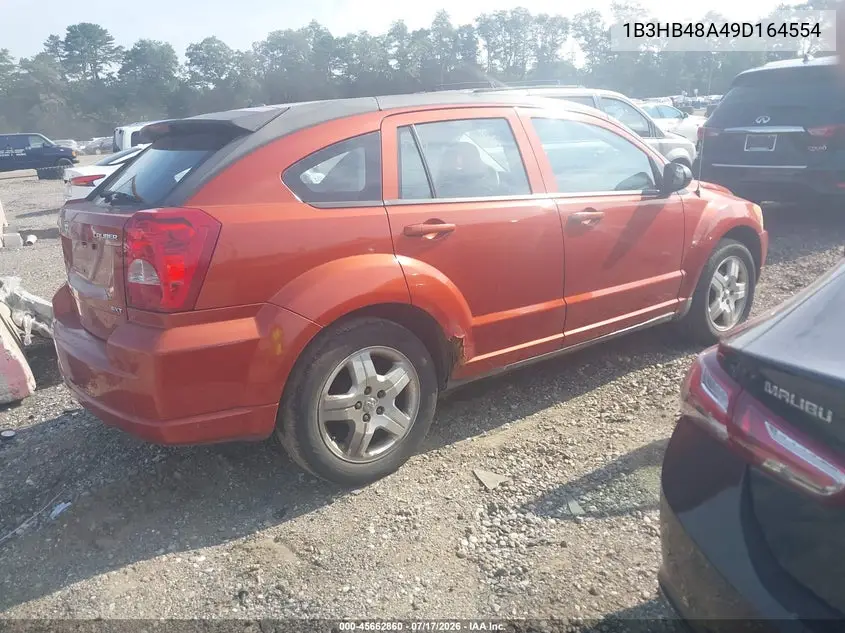 2009 Dodge Caliber Sxt VIN: 1B3HB48A49D164554 Lot: 45662860