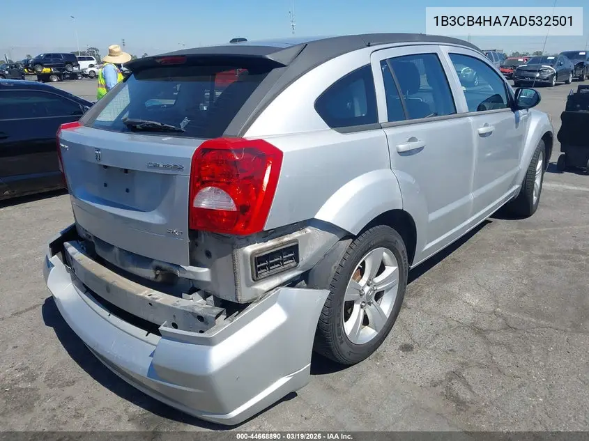 2010 Dodge Caliber Sxt VIN: 1B3CB4HA7AD532501 Lot: 44668890