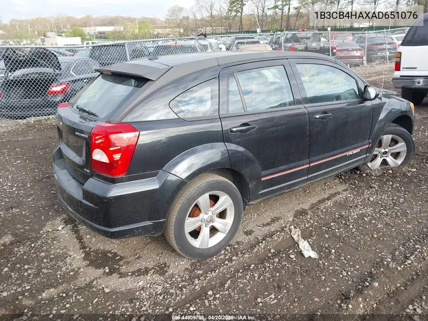 2010 Dodge Caliber Sxt VIN: 1B3CB4HAXAD651076 Lot: 44909796