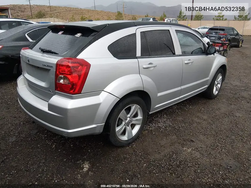 2010 Dodge Caliber Sxt VIN: 1B3CB4HA6AD532358 Lot: 45210766