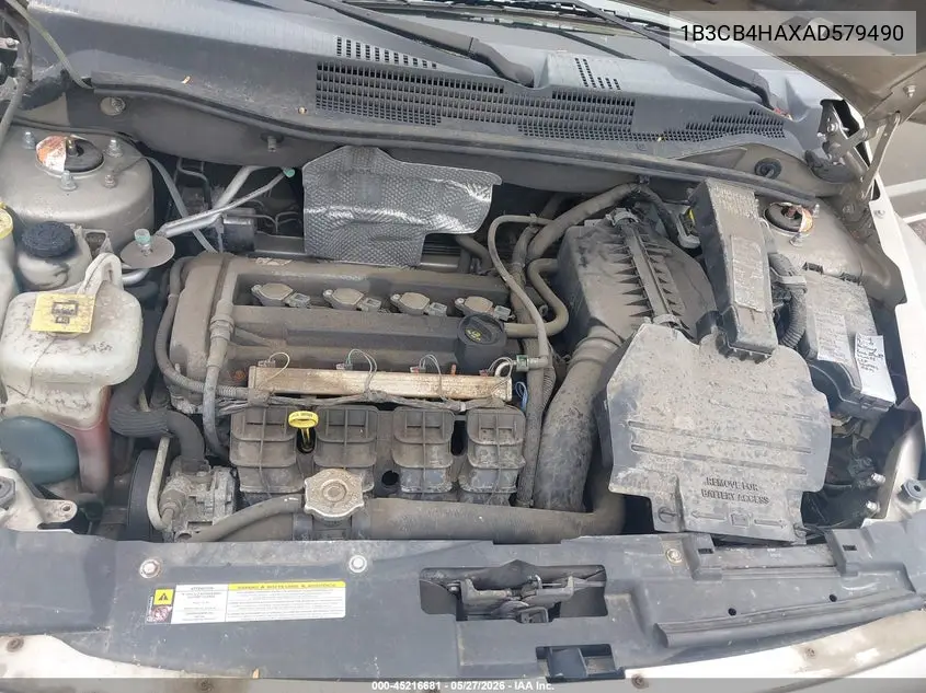 2010 Dodge Caliber Sxt VIN: 1B3CB4HAXAD579490 Lot: 45216681