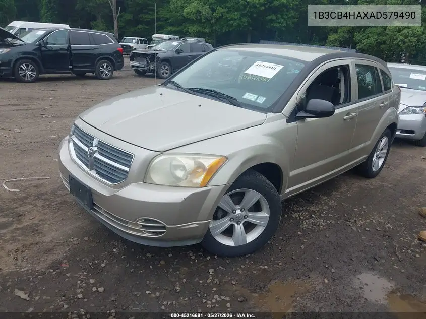 2010 Dodge Caliber Sxt VIN: 1B3CB4HAXAD579490 Lot: 45216681