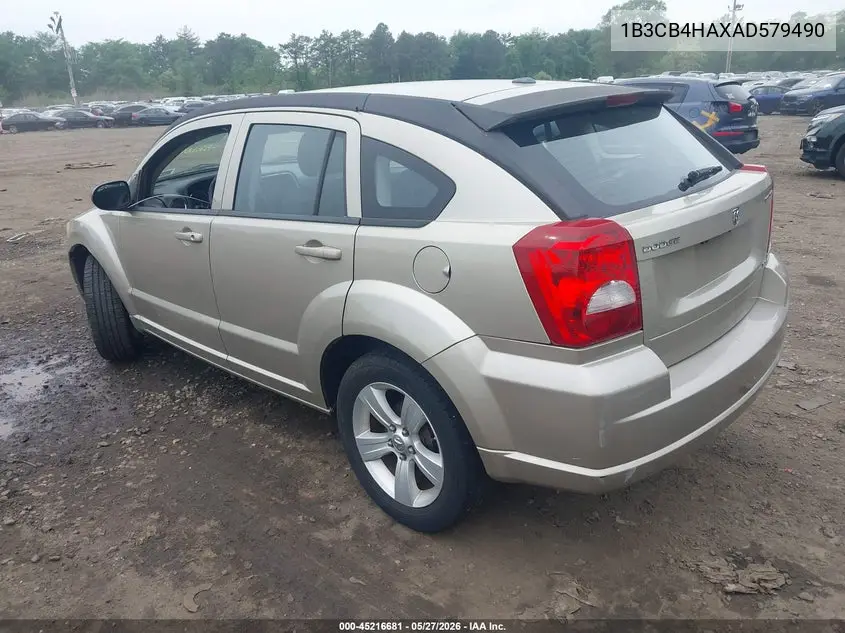 2010 Dodge Caliber Sxt VIN: 1B3CB4HAXAD579490 Lot: 45216681