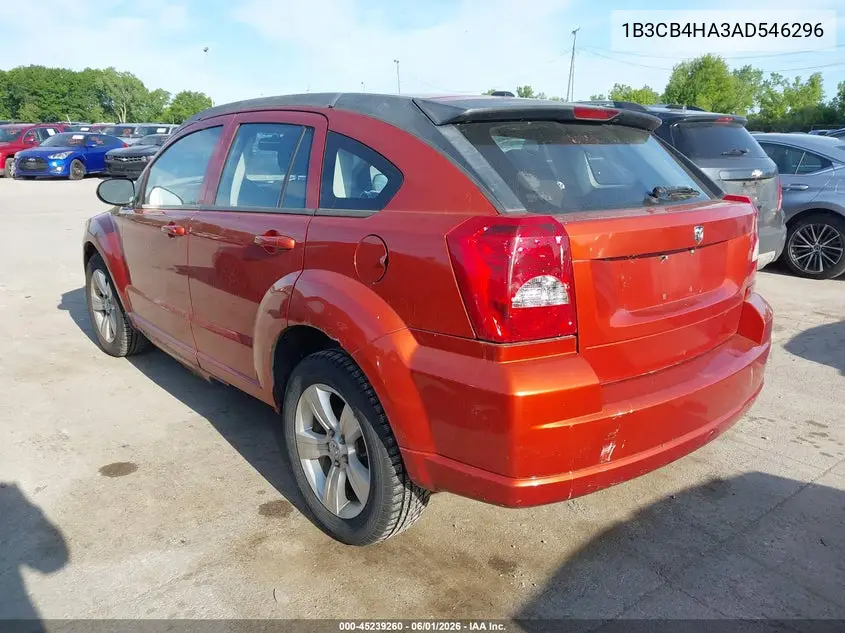 2010 Dodge Caliber Sxt VIN: 1B3CB4HA3AD546296 Lot: 45239260