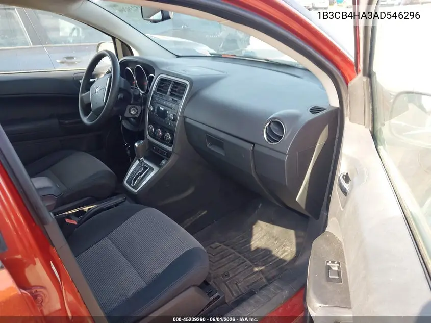 2010 Dodge Caliber Sxt VIN: 1B3CB4HA3AD546296 Lot: 45239260