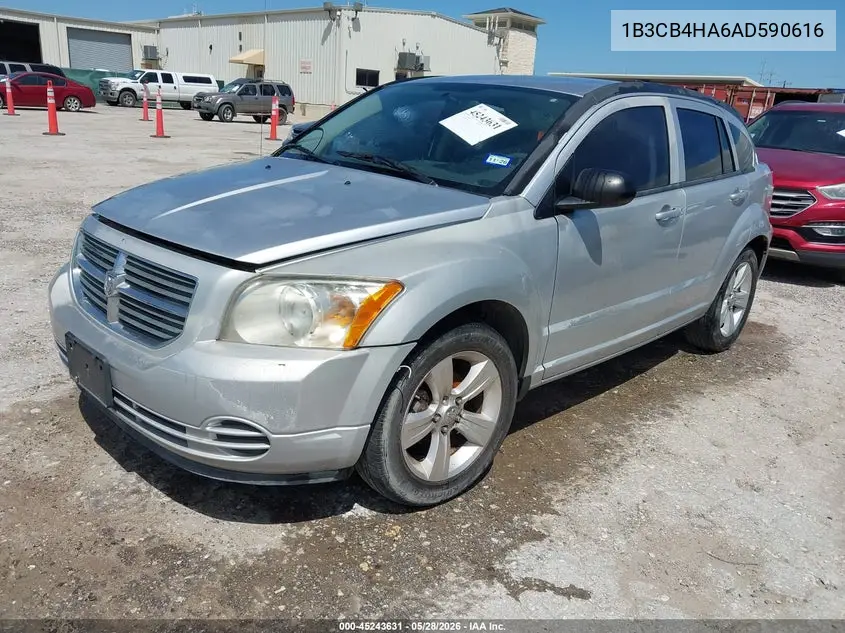 2010 Dodge Caliber Sxt VIN: 1B3CB4HA6AD590616 Lot: 45243631
