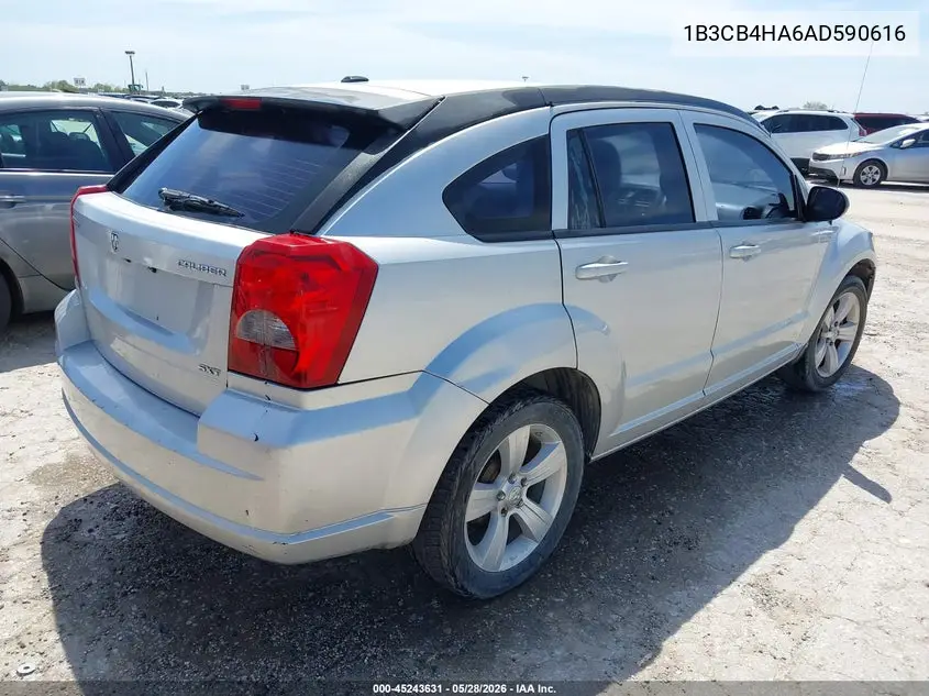 2010 Dodge Caliber Sxt VIN: 1B3CB4HA6AD590616 Lot: 45243631