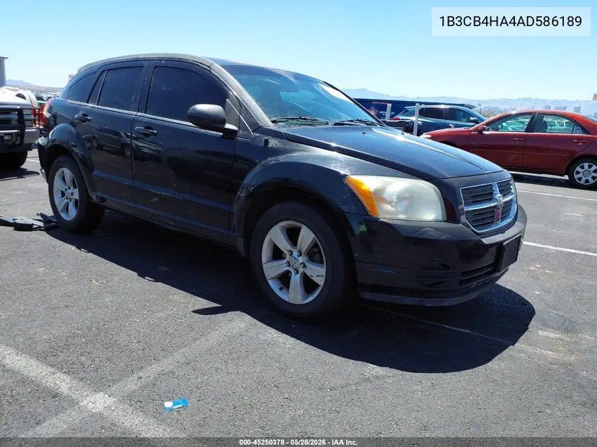 2010 Dodge Caliber Sxt VIN: 1B3CB4HA4AD586189 Lot: 45250378
