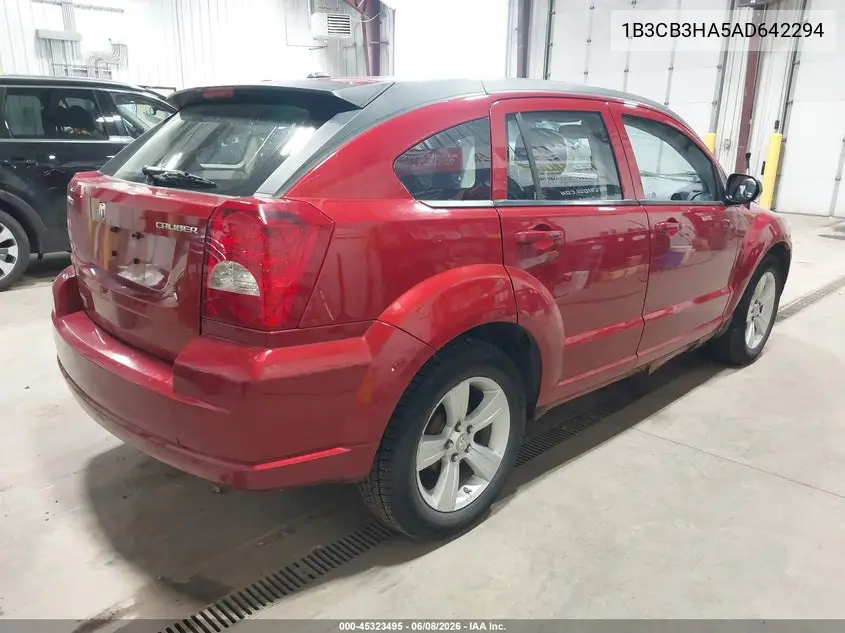 2010 Dodge Caliber Mainstreet VIN: 1B3CB3HA5AD642294 Lot: 45323495
