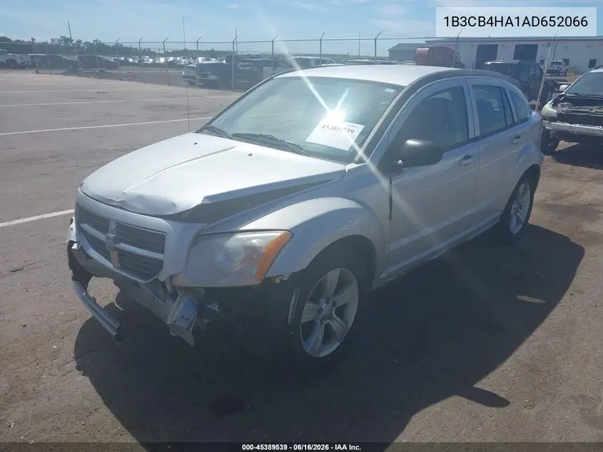 2010 Dodge Caliber Sxt VIN: 1B3CB4HA1AD652066 Lot: 45389539