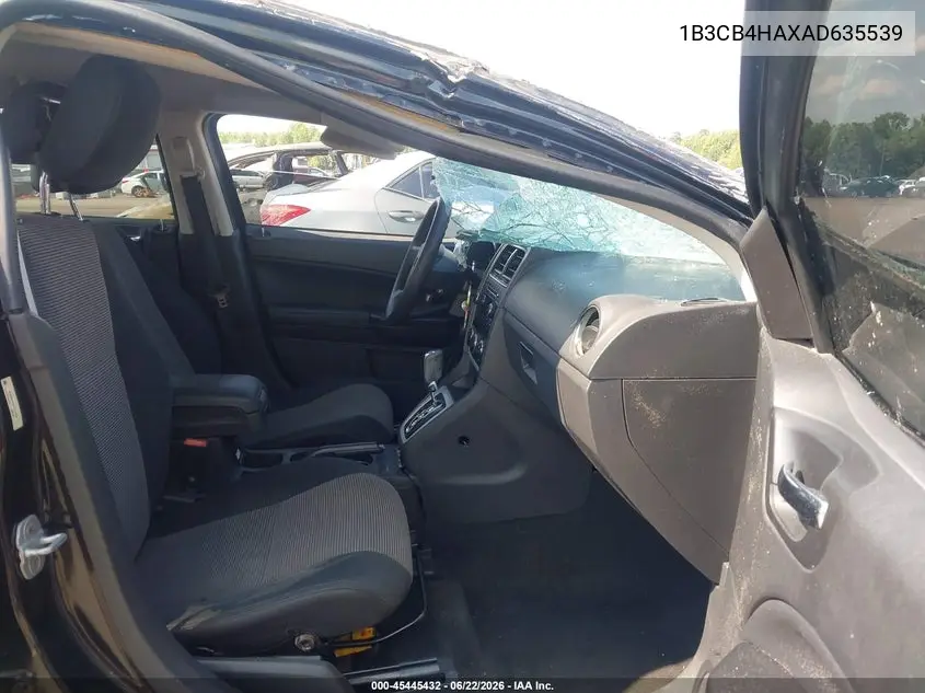 2010 Dodge Caliber Sxt VIN: 1B3CB4HAXAD635539 Lot: 45445432