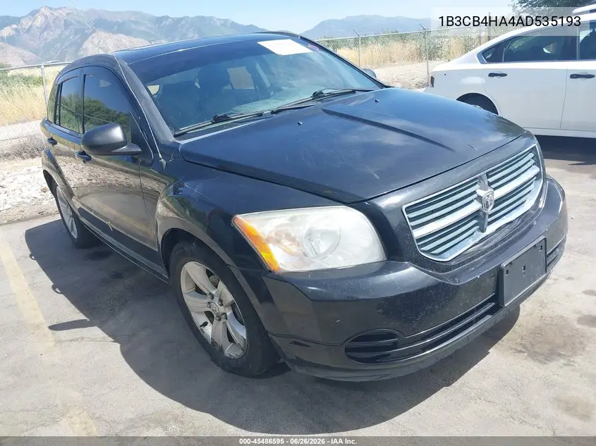 2010 Dodge Caliber Sxt VIN: 1B3CB4HA4AD535193 Lot: 45486595