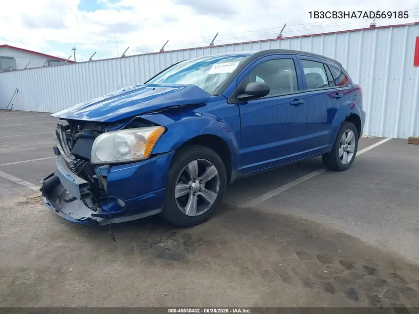 2010 Dodge Caliber Mainstreet VIN: 1B3CB3HA7AD569185 Lot: 45530432