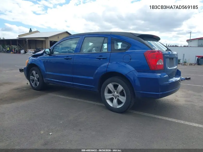 2010 Dodge Caliber Mainstreet VIN: 1B3CB3HA7AD569185 Lot: 45530432