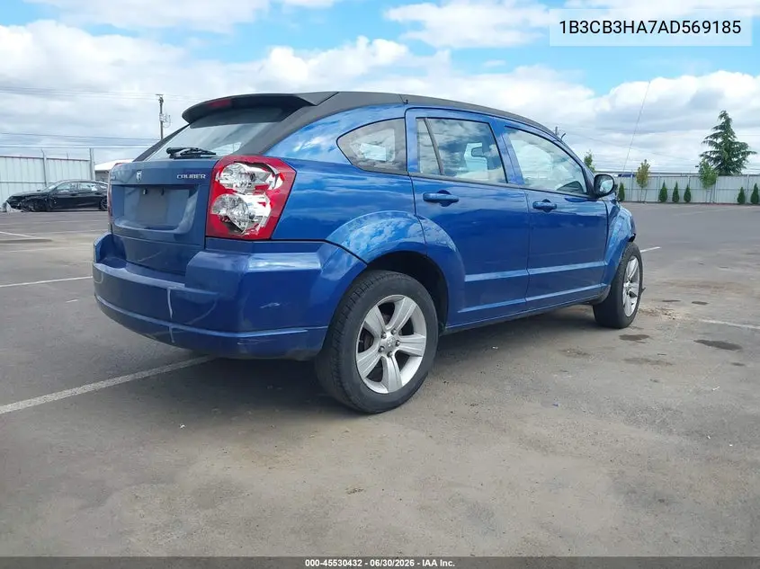 2010 Dodge Caliber Mainstreet VIN: 1B3CB3HA7AD569185 Lot: 45530432