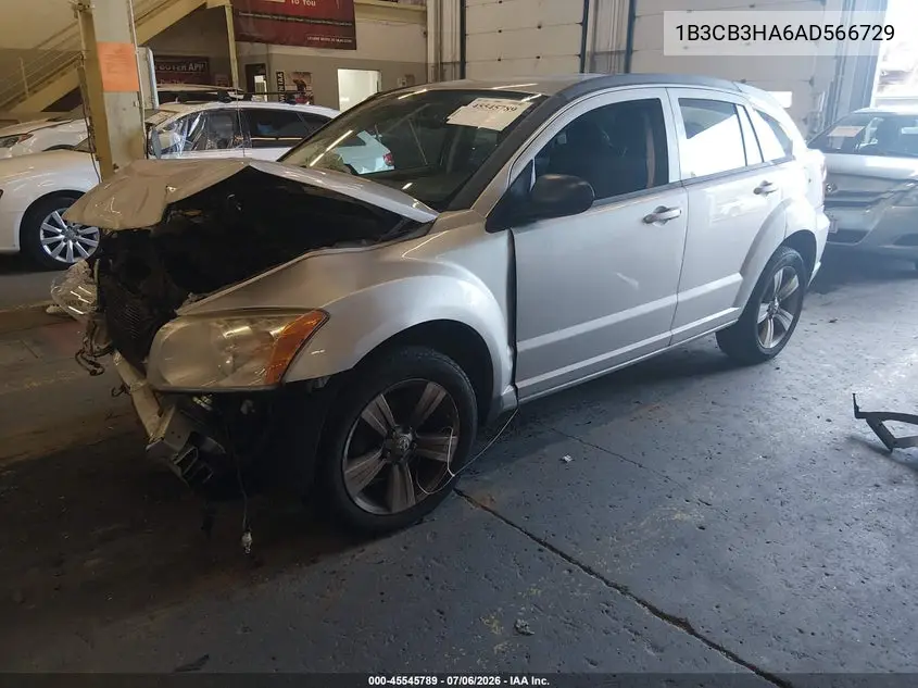2010 Dodge Caliber Mainstreet VIN: 1B3CB3HA6AD566729 Lot: 45545789