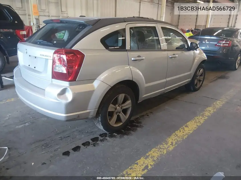2010 Dodge Caliber Mainstreet VIN: 1B3CB3HA6AD566729 Lot: 45545789