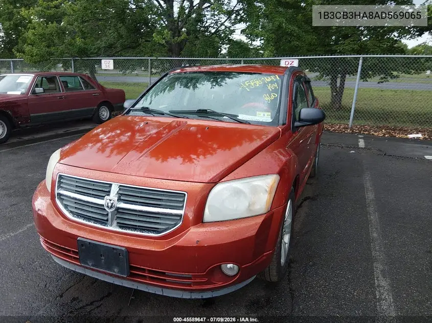 2010 Dodge Caliber Mainstreet VIN: 1B3CB3HA8AD569065 Lot: 45589647