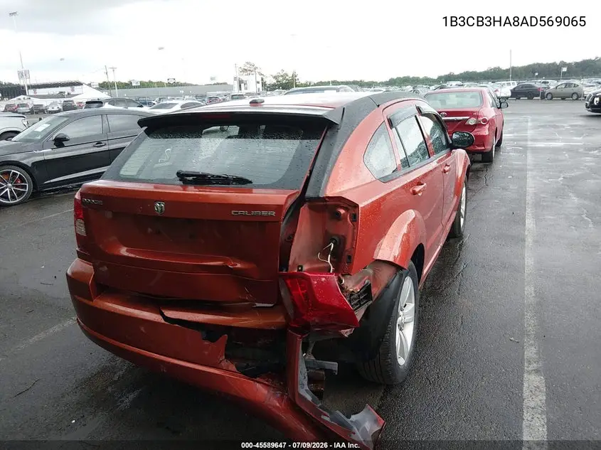 2010 Dodge Caliber Mainstreet VIN: 1B3CB3HA8AD569065 Lot: 45589647