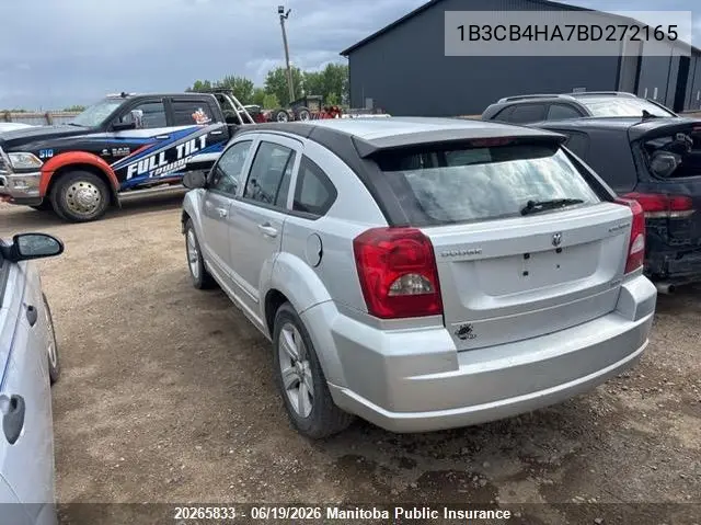 2011 Dodge Caliber Sxt VIN: 1B3CB4HA7BD272165 Lot: 20265833