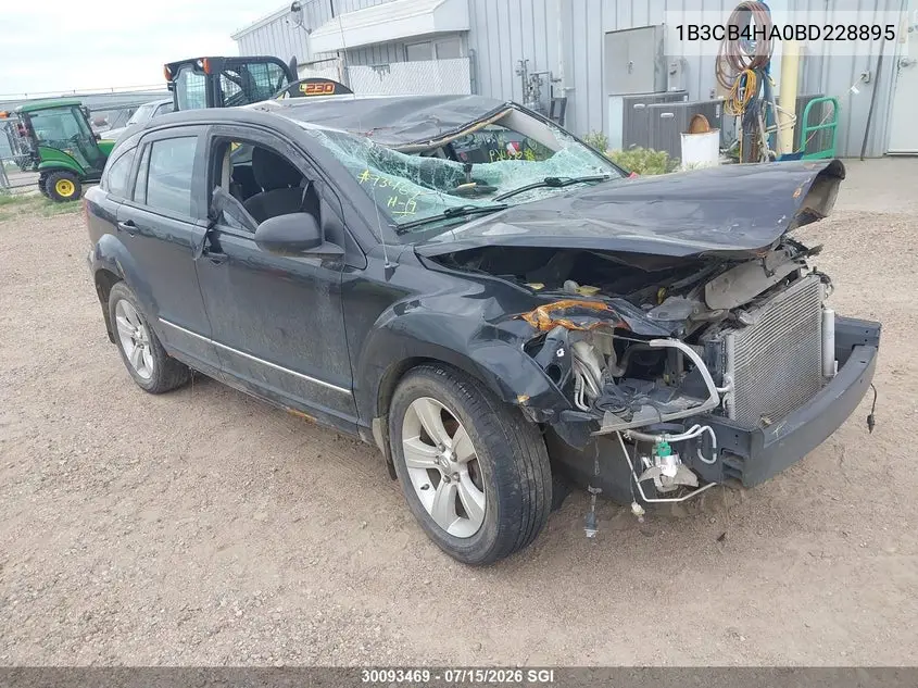 2011 Dodge Caliber Sxt VIN: 1B3CB4HA0BD228895 Lot: 30093469