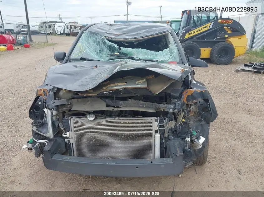 2011 Dodge Caliber Sxt VIN: 1B3CB4HA0BD228895 Lot: 30093469