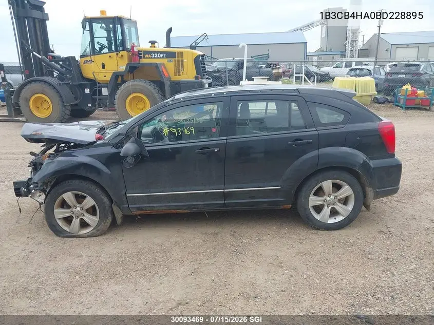 2011 Dodge Caliber Sxt VIN: 1B3CB4HA0BD228895 Lot: 30093469