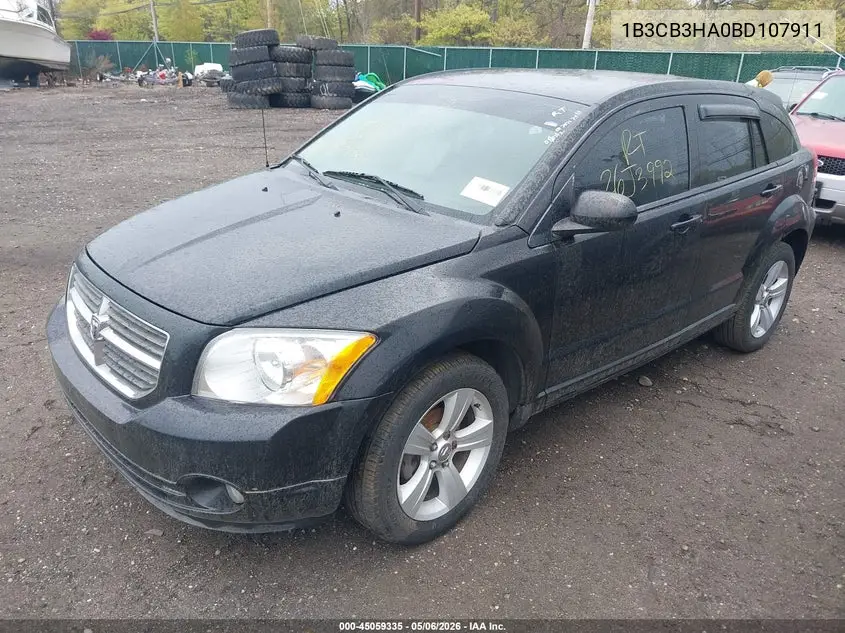 2011 Dodge Caliber Mainstreet VIN: 1B3CB3HA0BD107911 Lot: 45059335