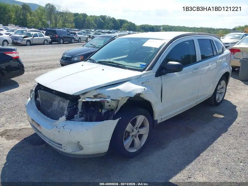 2011 Dodge Caliber Mainstreet VIN: 1B3CB3HA1BD121221 Lot: 45095036