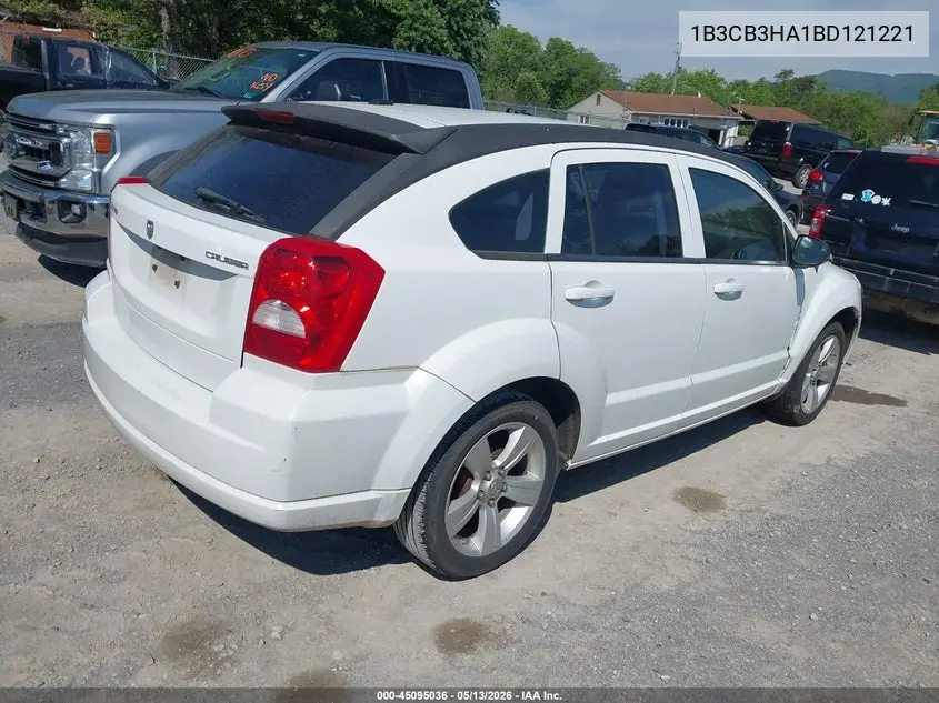 2011 Dodge Caliber Mainstreet VIN: 1B3CB3HA1BD121221 Lot: 45095036