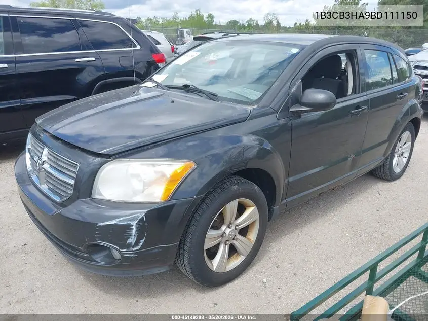 2011 Dodge Caliber Mainstreet VIN: 1B3CB3HA9BD111150 Lot: 45149288