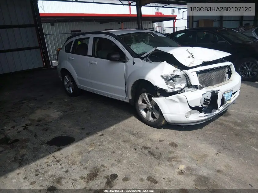 2011 Dodge Caliber Mainstreet VIN: 1B3CB3HA2BD107120 Lot: 45216623