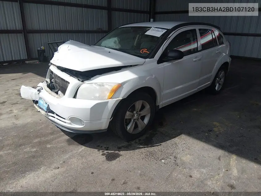 2011 Dodge Caliber Mainstreet VIN: 1B3CB3HA2BD107120 Lot: 45216623