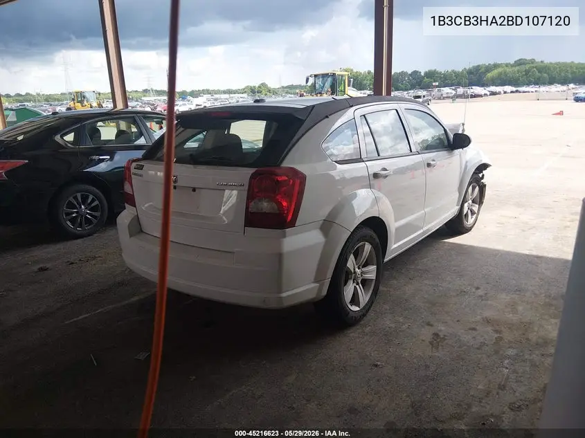 2011 Dodge Caliber Mainstreet VIN: 1B3CB3HA2BD107120 Lot: 45216623