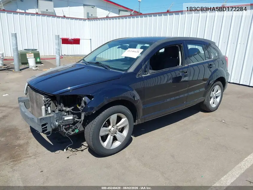 2011 Dodge Caliber Mainstreet VIN: 1B3CB3HA5BD172284 Lot: 45248428