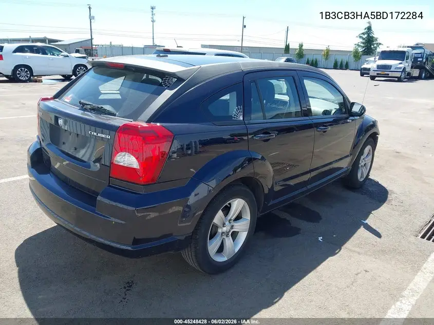 2011 Dodge Caliber Mainstreet VIN: 1B3CB3HA5BD172284 Lot: 45248428