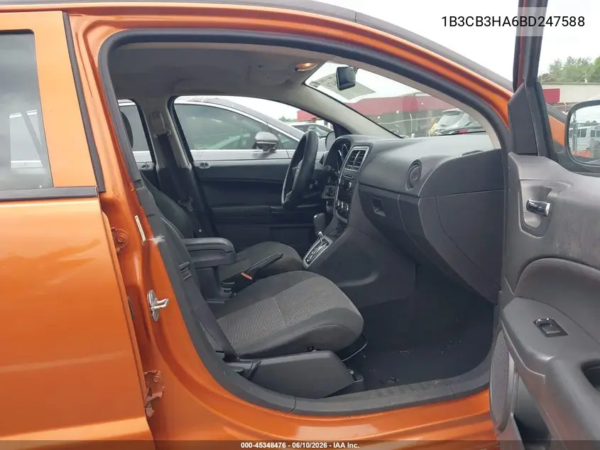 2011 Dodge Caliber Mainstreet VIN: 1B3CB3HA6BD247588 Lot: 45348476