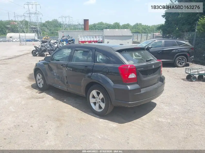 2011 Dodge Caliber Mainstreet VIN: 1B3CB3HA5BD163276 Lot: 45530822