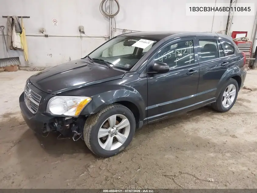 2011 Dodge Caliber Mainstreet VIN: 1B3CB3HA6BD110845 Lot: 45548121