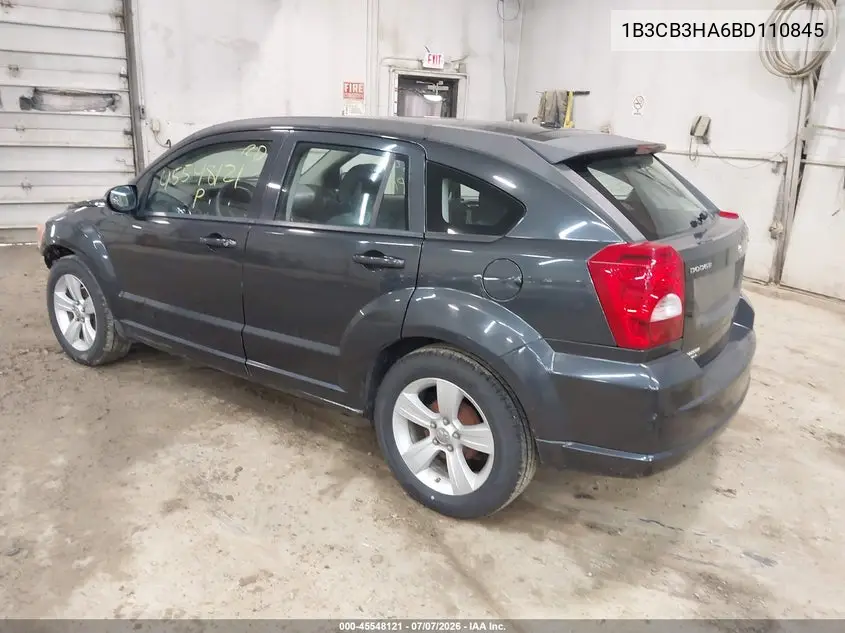 2011 Dodge Caliber Mainstreet VIN: 1B3CB3HA6BD110845 Lot: 45548121