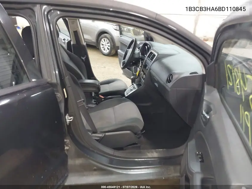 2011 Dodge Caliber Mainstreet VIN: 1B3CB3HA6BD110845 Lot: 45548121