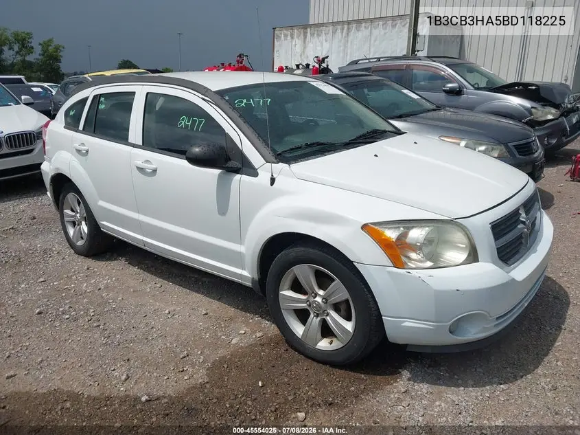 2011 Dodge Caliber Mainstreet VIN: 1B3CB3HA5BD118225 Lot: 45554025