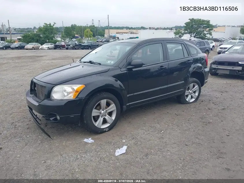 2011 Dodge Caliber Mainstreet VIN: 1B3CB3HA3BD116506 Lot: 45559116