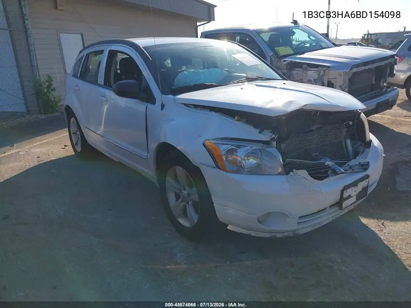 2011 Dodge Caliber Mainstreet VIN: 1B3CB3HA6BD154098 Lot: 45574066