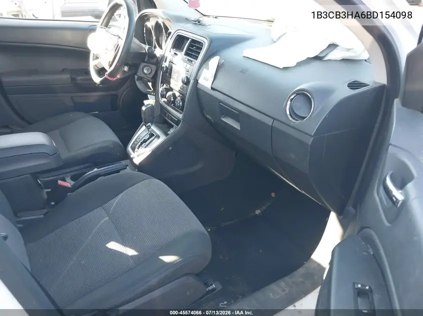 2011 Dodge Caliber Mainstreet VIN: 1B3CB3HA6BD154098 Lot: 45574066