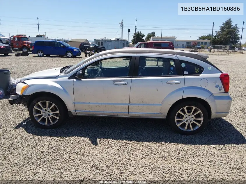 2011 Dodge Caliber Heat VIN: 1B3CB5HA1BD160886 Lot: 45656182