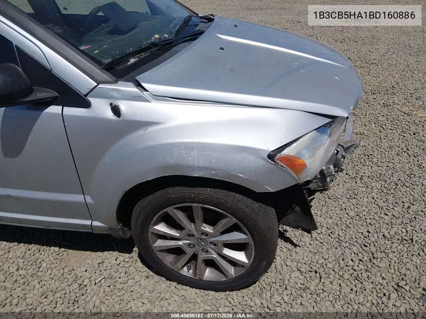 2011 Dodge Caliber Heat VIN: 1B3CB5HA1BD160886 Lot: 45656182