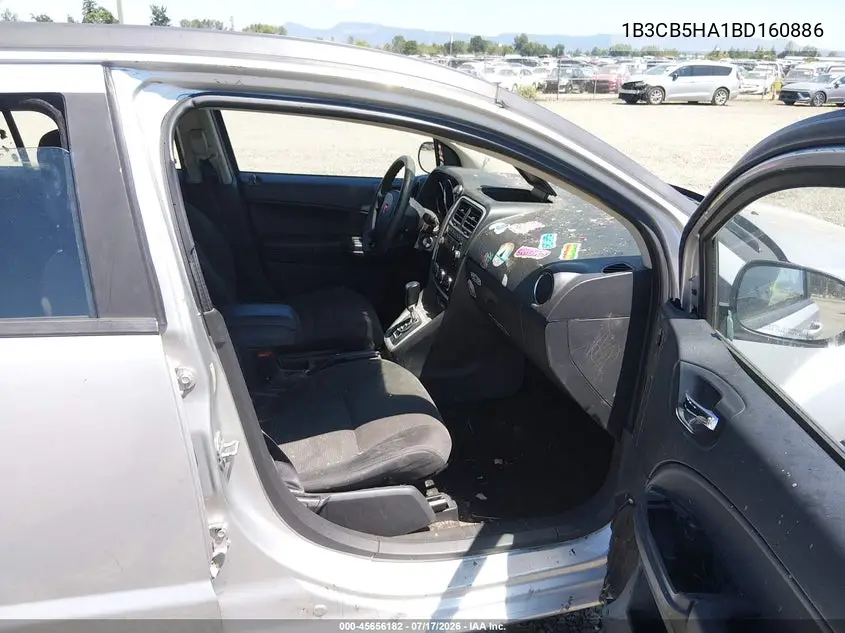 2011 Dodge Caliber Heat VIN: 1B3CB5HA1BD160886 Lot: 45656182